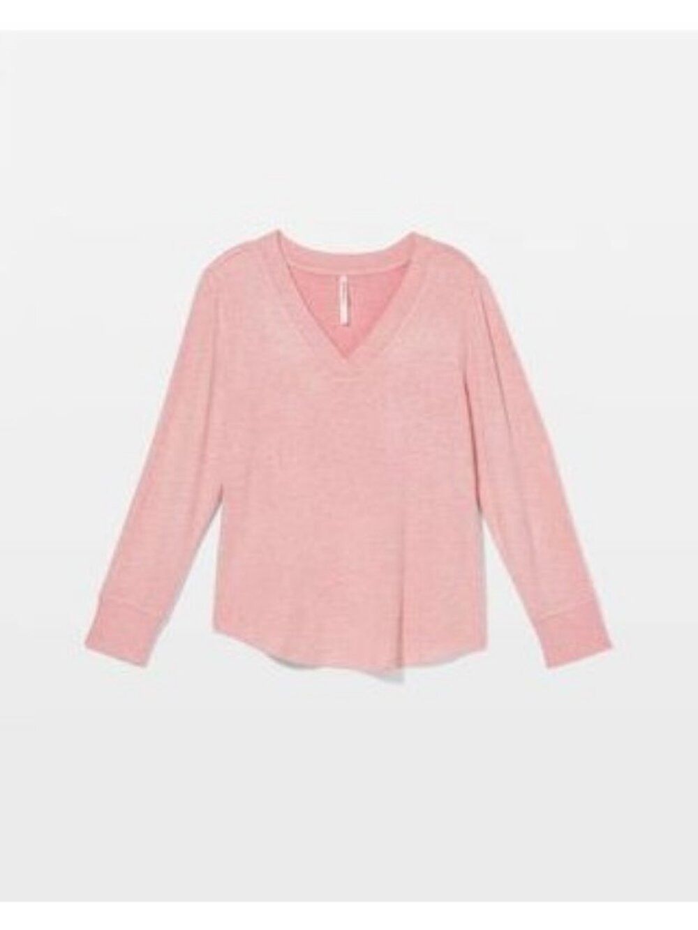 New Soma Pink V-Neck Long Sleeve Cozyluxe Pajama Lounge Top M Soft Comfy Cozy